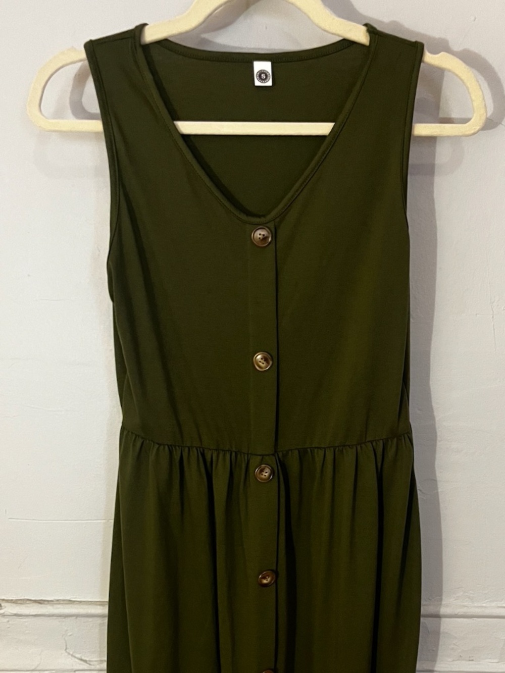 Green Lightweight Summer Dress